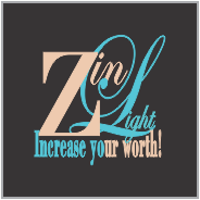 Zinlight logo with black background